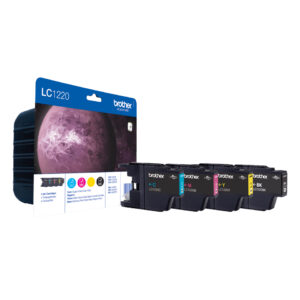 Brother LC1220VALBP ink cartridge 4 pc(s) Original Black, Cyan, Brother LC1220VALBP ink cartridge 4 pc(s) Original Black, Cyan,