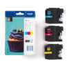 Brother LC123RBWBP ink cartridge 3 pc(s) Original Cyan, Magenta,