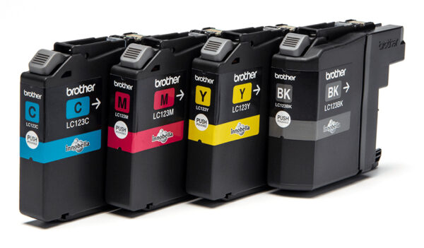 Brother LC-123VALBP ink cartridge 4 pc(s) Original Black, Cyan, Brother LC-123VALBP ink cartridge 4 pc(s) Original Black, Cyan,
