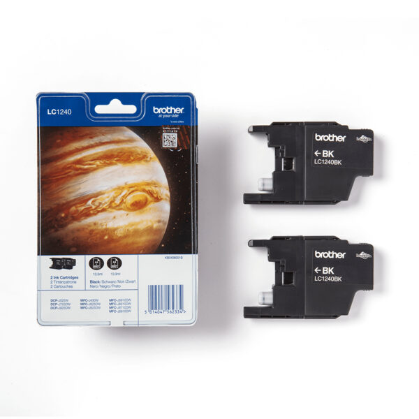 Brother Ink Cartridge Pack: Black x2 Brother Ink Cartridge Pack: Black x2