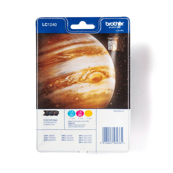 Brother Ink Cartridge Pack: Cyan / Magenta / Yellow Brother Ink Cartridge Pack: Cyan / Magenta / Yellow