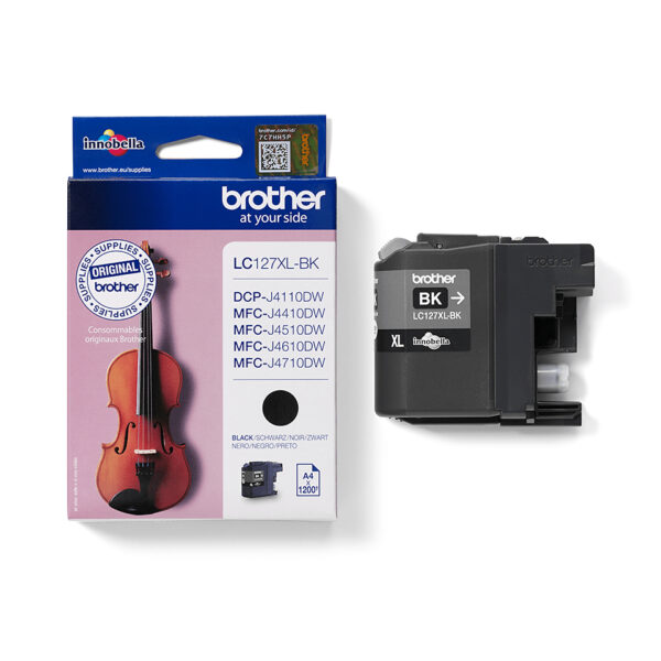 Brother LC127XLBK ink cartridge 1 pc(s) Original Extra (Super) High Brother LC127XLBK ink cartridge 1 pc(s) Original Extra (Super) High