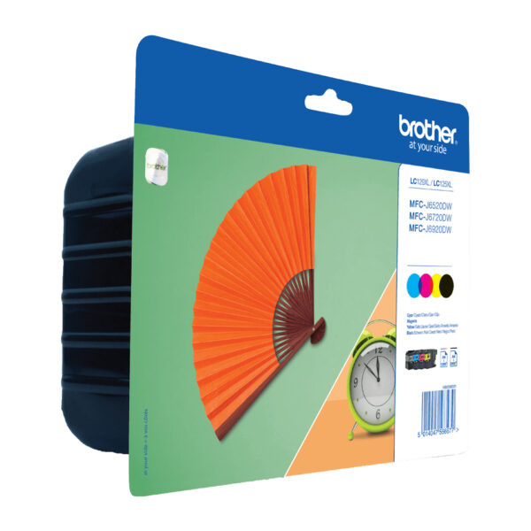 Brother LC-129XLVALBP ink cartridge 4 pc(s) Original Black, Cyan, Brother LC-129XLVALBP ink cartridge 4 pc(s) Original Black, Cyan,