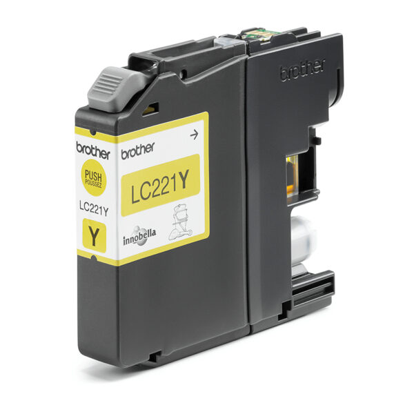 Brother LC221Y ink cartridge 1 pc(s) Original Yellow Brother LC221Y ink cartridge 1 pc(s) Original Yellow
