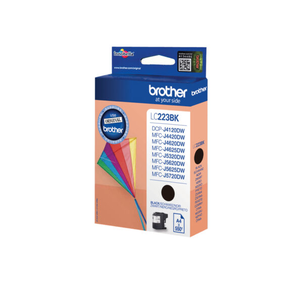 Brother LC-223BK ink cartridge 1 pc(s) Original Black Brother LC-223BK ink cartridge 1 pc(s) Original Black