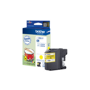 Brother LC22UY ink cartridge 1 pc(s) Original High (XL) Yield Yellow Brother LC22UY ink cartridge 1 pc(s) Original High (XL) Yield Yellow
