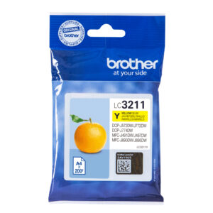 Brother LC3211Y ink cartridge 1 pc(s) Original Standard Yield Yellow Brother LC3211Y ink cartridge 1 pc(s) Original Standard Yield Yellow