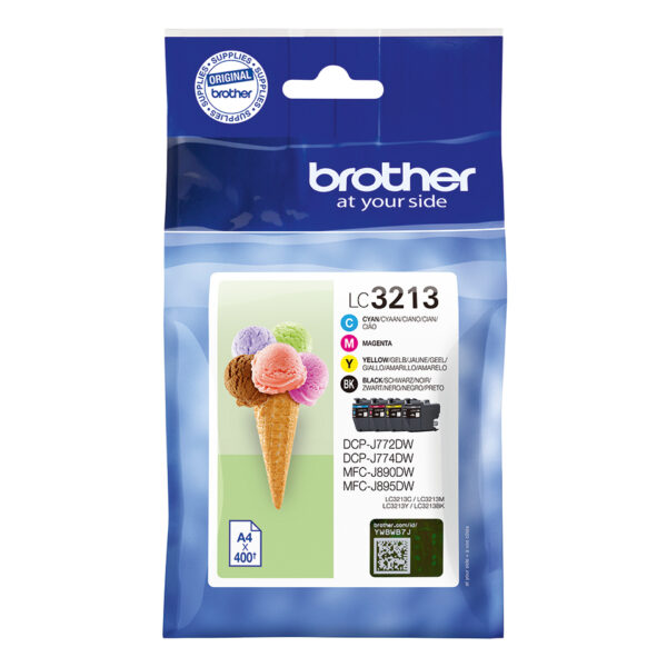 Brother LC3213VAL ink cartridge 4 pc(s) Original High (XL) Yield