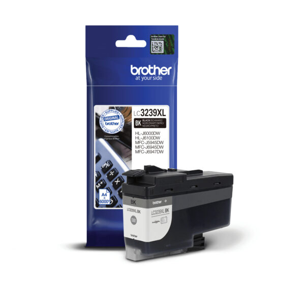 Brother LC-3239XLBK ink cartridge 1 pc(s) Original High (XL) Yield Brother LC-3239XLBK ink cartridge 1 pc(s) Original High (XL) Yield