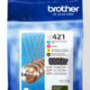 Brother LC421VALDR ink cartridge 4 pc(s) Original Black, Cyan, Brother LC421VALDR ink cartridge 4 pc(s) Original Black, Cyan,