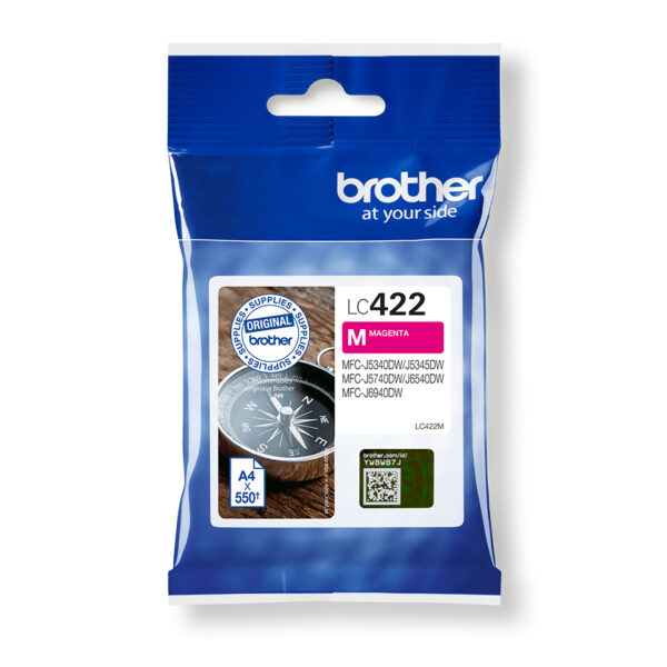 Brother LC422M ink cartridge 1 pc(s) Original Magenta Brother LC422M ink cartridge 1 pc(s) Original Magenta
