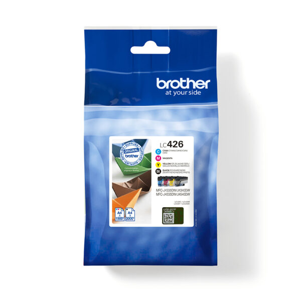 Brother LC426VAL ink cartridge 4 pc(s) Original Black, Cyan, Magenta, Brother LC426VAL ink cartridge 4 pc(s) Original Black, Cyan, Magenta,