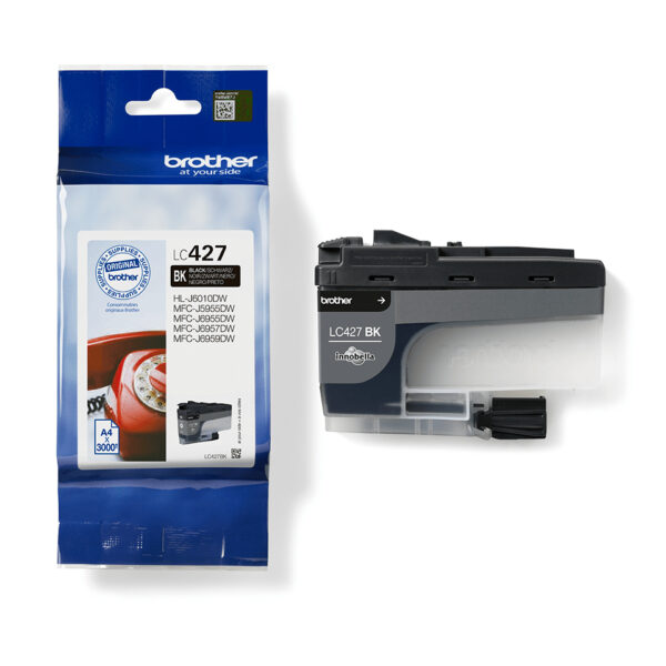 Brother LC-427BK ink cartridge 1 pc(s) Original Standard Yield Black Brother LC-427BK ink cartridge 1 pc(s) Original Standard Yield Black