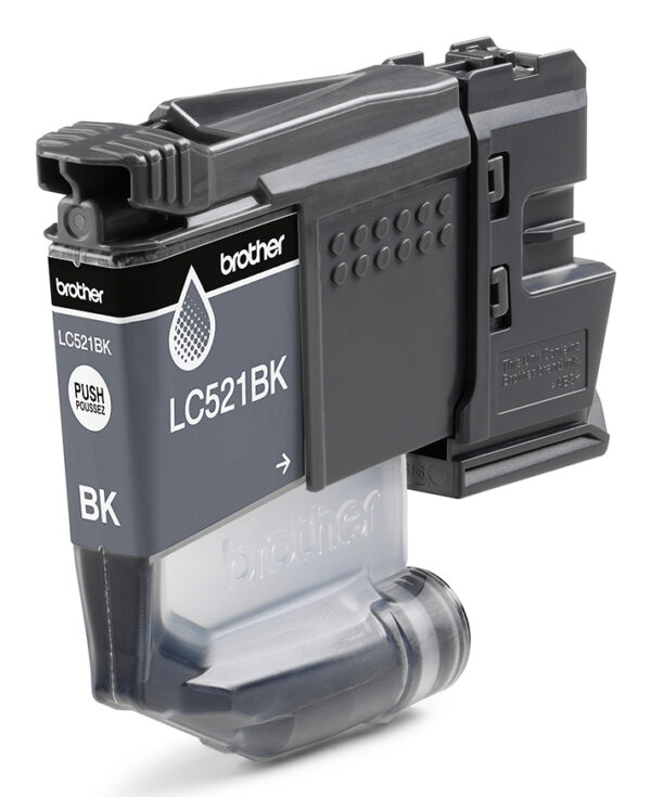 Brother LC521BK Genuine Ink Cartridge - Black Brother LC521BK Genuine Ink Cartridge - Black