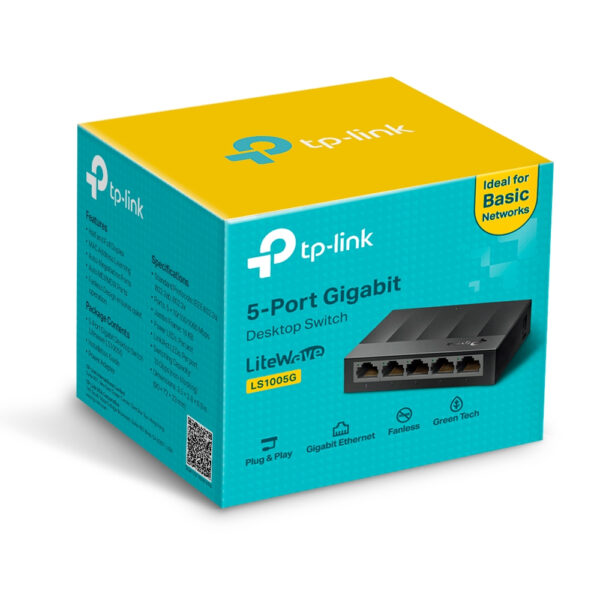TP-Link 5-Port 10/100/1000Mbps Desktop Network Switch TP-Link 5-Port 10/100/1000Mbps Desktop Network Switch