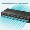 TP-Link 8-Port 10/100/1000Mbps Desktop Network Switch TP-Link 8-Port 10/100/1000Mbps Desktop Network Switch