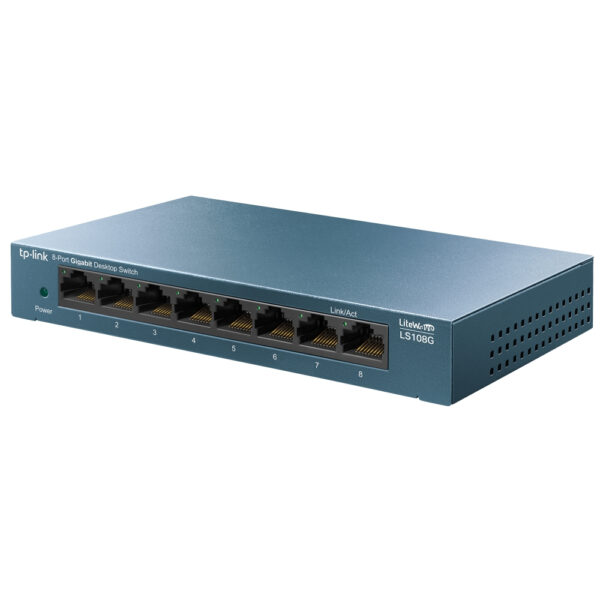 TP-Link 8-Port 10/100/1000Mbps Desktop Network Switch TP-Link 8-Port 10/100/1000Mbps Desktop Network Switch
