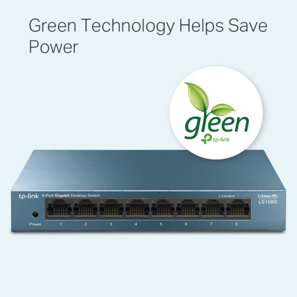 TP-Link 8-Port 10/100/1000Mbps Desktop Network Switch TP-Link 8-Port 10/100/1000Mbps Desktop Network Switch