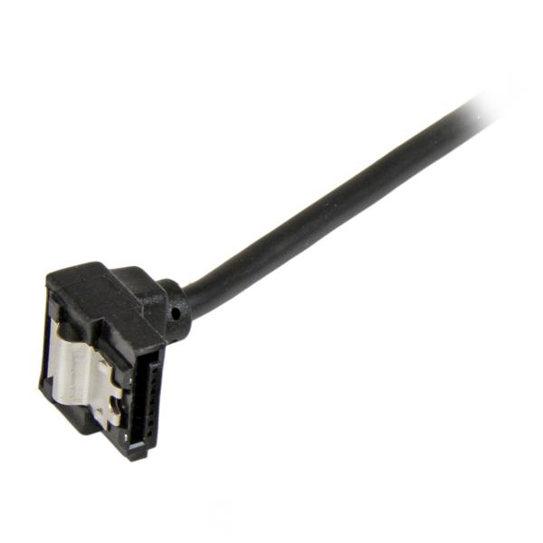 StarTech.com 12in Latching Round SATA to Right Angle SATA Serial ATA