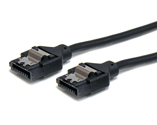 StarTech.com 12in Latching Round SATA Cable