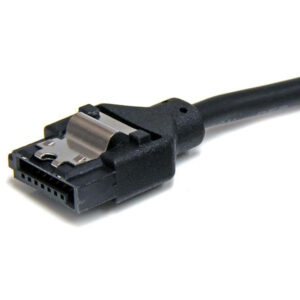 StarTech.com 6in Latching Round SATA Cable StarTech.com 12in Latching Round SATA Cable