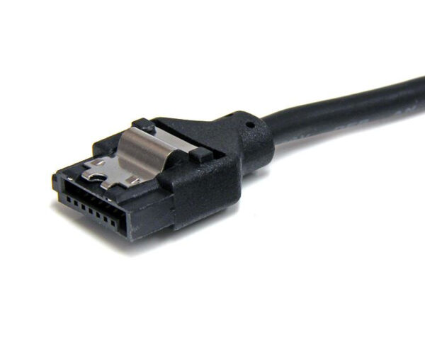 StarTech.com 12in Latching Round SATA Cable