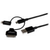 StarTech.com 1 m (3 ft.) 3 in 1 Charging Cable - Multi USB to