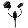StarTech.com 1 m (3 ft.) 3 in 1 Charging Cable - Multi USB to