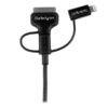 StarTech.com 1 m (3 ft.) 3 in 1 Charging Cable - Multi USB to