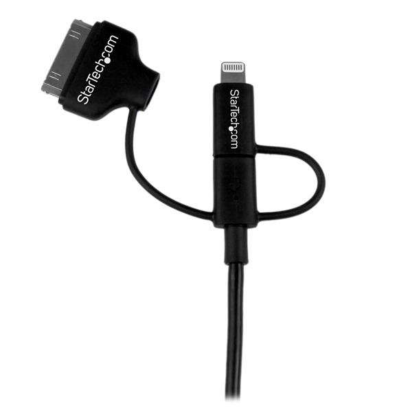 StarTech.com 1 m (3 ft.) 3 in 1 Charging Cable - Multi USB to