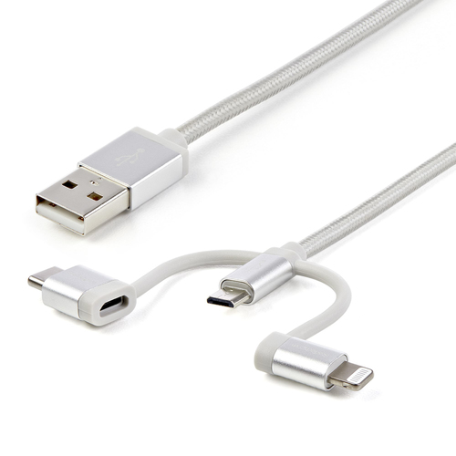 StarTech.com 1 m (3 ft.) USB Multi Charging Cable - USB to Micro-USB