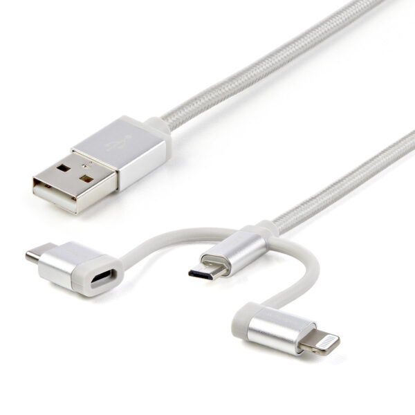 StarTech.com 1 m (3 ft.) USB Multi Charging Cable - USB to Micro-USB