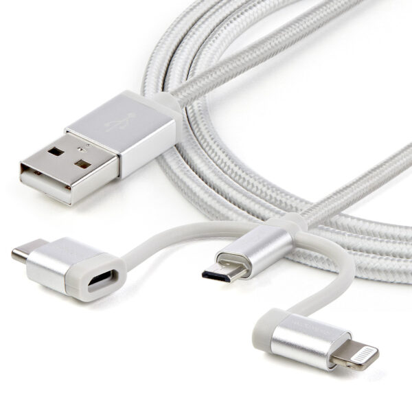 StarTech.com 1 m (3 ft.) USB Multi Charging Cable - USB to Micro-USB