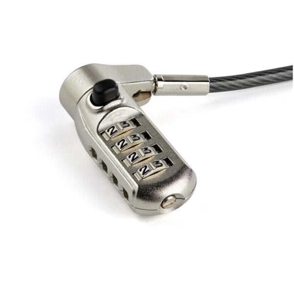 StarTech.com 6.5' (2m) 3-in-1 Universal Laptop Cable Lock - 4-Digit StarTech.com 6.5' (2m) 3-in-1 Universal Laptop Cable Lock - 4-Digit
