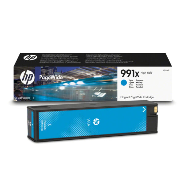 HP 991X High Yield Cyan Original PageWide Cartridge HP 991X High Yield Cyan Original PageWide Cartridge