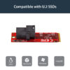 StarTech.com U.2 (SFF-8643) to M.2 PCI Express 3.0 x4 Host Adapter