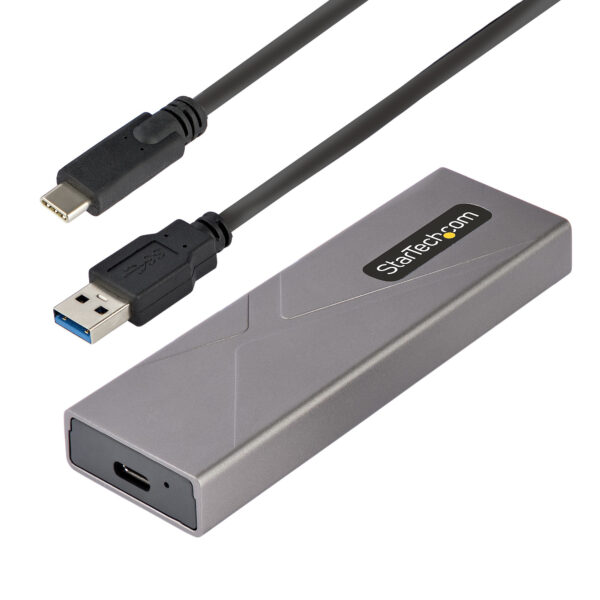 StarTech.com USB-C 10Gbps to M.2 NVMe or M.2 SATA SSD Enclosure