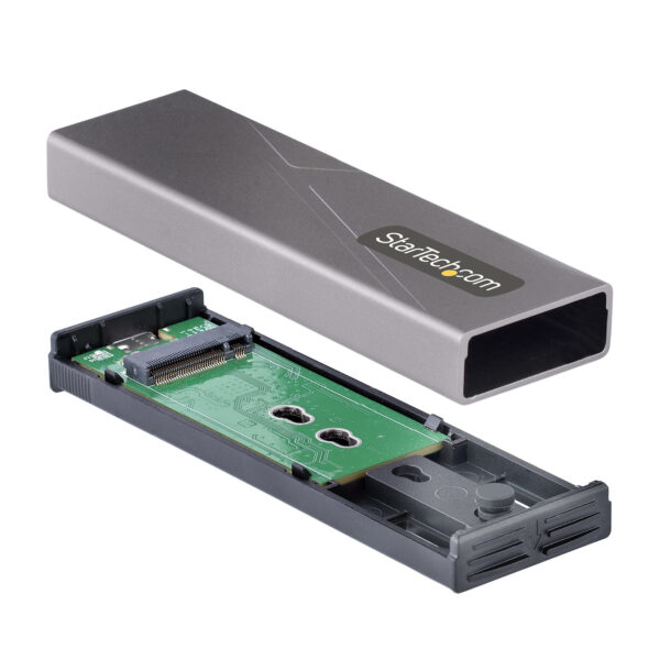 StarTech.com USB-C 10Gbps to M.2 NVMe or M.2 SATA SSD Enclosure