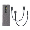 StarTech.com USB-C 10Gbps to M.2 NVMe or M.2 SATA SSD Enclosure