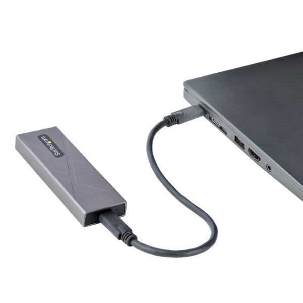 StarTech.com USB-C 10Gbps to M.2 NVMe or M.2 SATA SSD Enclosure