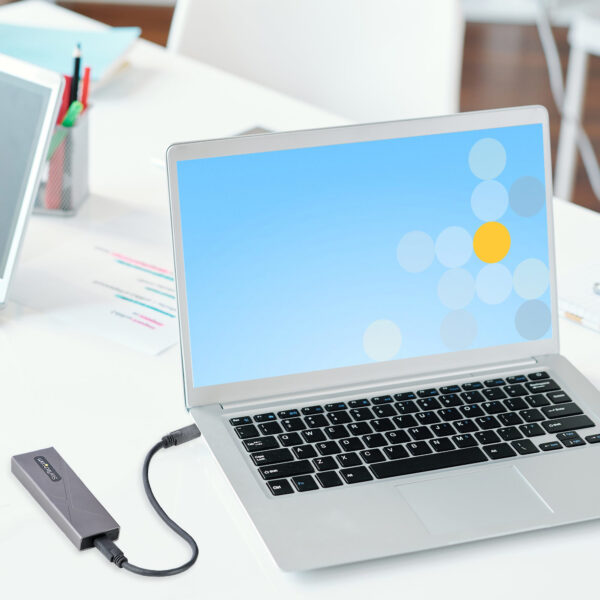 StarTech.com USB-C 10Gbps to M.2 NVMe or M.2 SATA SSD Enclosure