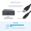 StarTech.com USB-C 10Gbps to M.2 NVMe or M.2 SATA SSD Enclosure