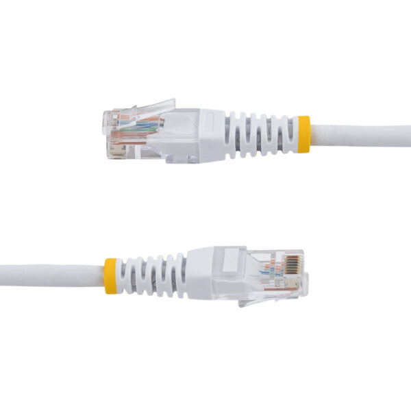 StarTech.com 15m Cat5e White Molded RJ45 UTP Cat 5e Patch Cable - 15