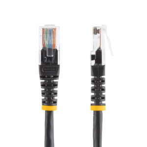 StarTech.com 15 ft Cat5e Black Molded RJ45 UTP Cat 5e Patch Cable StarTech.com 15 ft Cat5e Black Molded RJ45 UTP Cat 5e Patch Cable