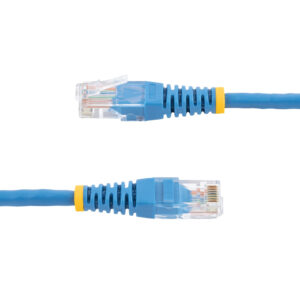 StarTech.com Cat5e Patch Cable with Molded RJ45 Connectors - 1 ft. StarTech.com 6 ft Cat5e Blue Molded RJ45 UTP Cat 5e Patch Cable - 6ft