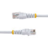 StarTech.com 15m Cat5e White Molded RJ45 UTP Cat 5e Patch Cable - 15