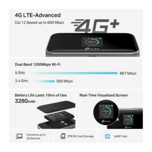 TP-Link 600 Mbps LTE-Advanced Mobile Wi-Fi TP-Link 600 Mbps LTE-Advanced Mobile Wi-Fi