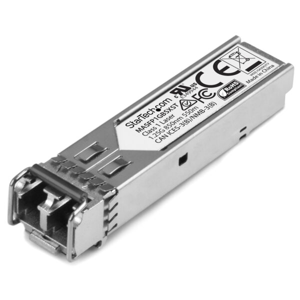 StarTech.com Cisco Meraki MA-SFP-1GB-SX Compatible SFP Transceiver StarTech.com Cisco GLC-SX-MMD Compatible SFP Transceiver Module