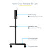 StarTech.com Mobile TV Cart - Portable Rolling TV Stand for 37-70" StarTech.com Mobile TV Cart - Portable Rolling TV Stand for 37-70"