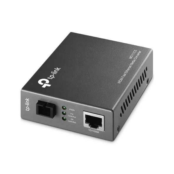 TP-Link MC111CS network media converter 100 Mbit/s Single-mode Black TP-Link MC111CS network media converter 100 Mbit/s Single-mode Black